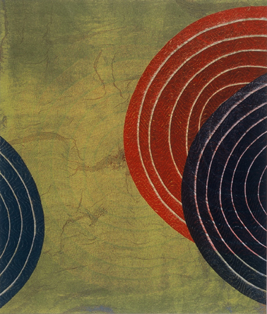 Rings Series No. 115 monoprint	 	 